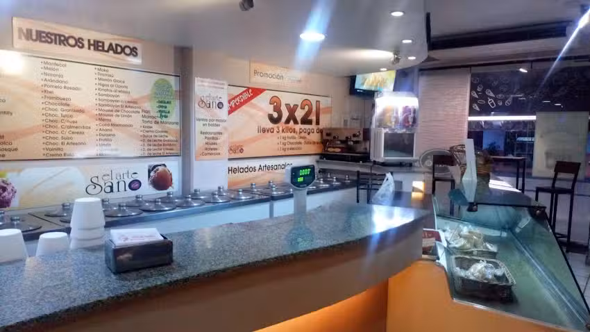 Heladeria El Arte Sano Cafeteria