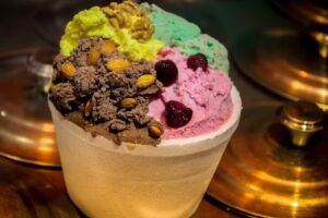 Malib&uacute; 30 a&ntilde;os Helado y caf&eacute;